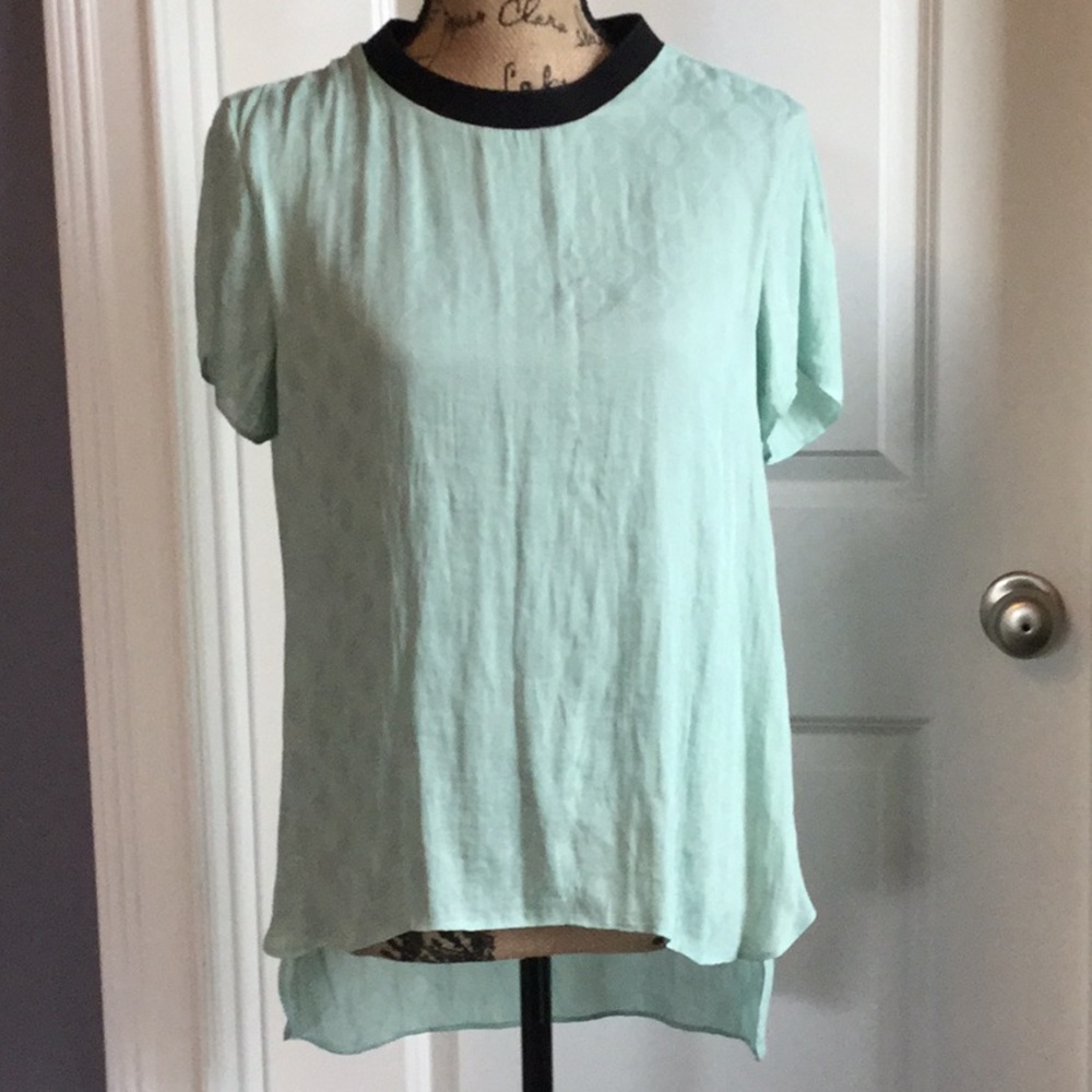 RACHEL ROY green/gray layered top~Size Medium~NEW